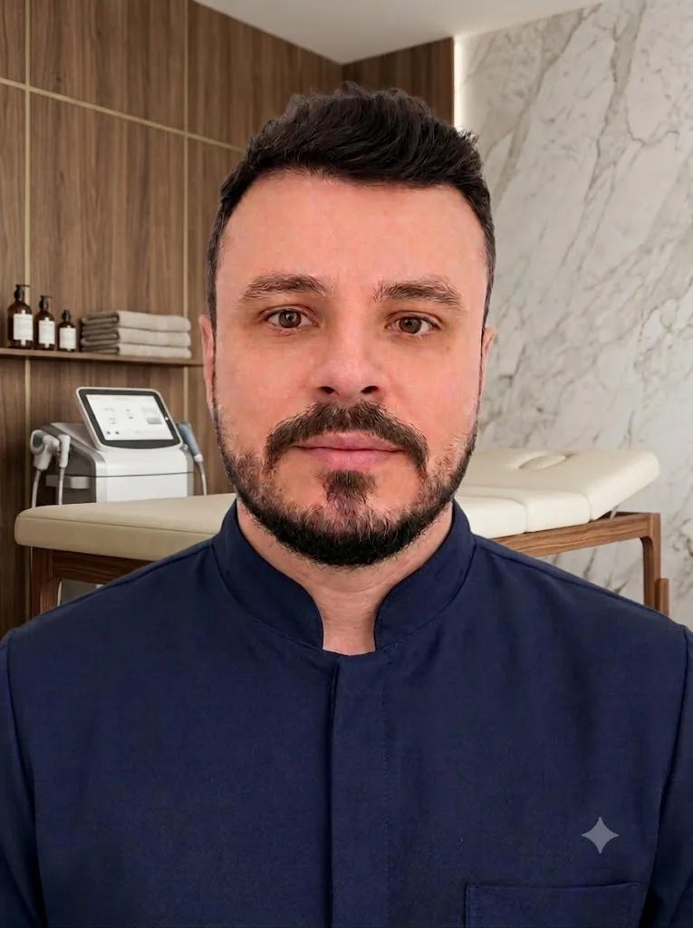 Dr. Hugo Brandino na clínica HB Fisioterapia